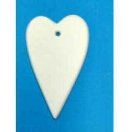 Flat Heart Ornament- Case of 6