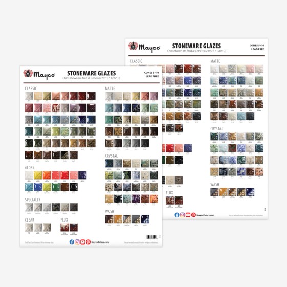 Mayco Stoneware Glaze Color Poster