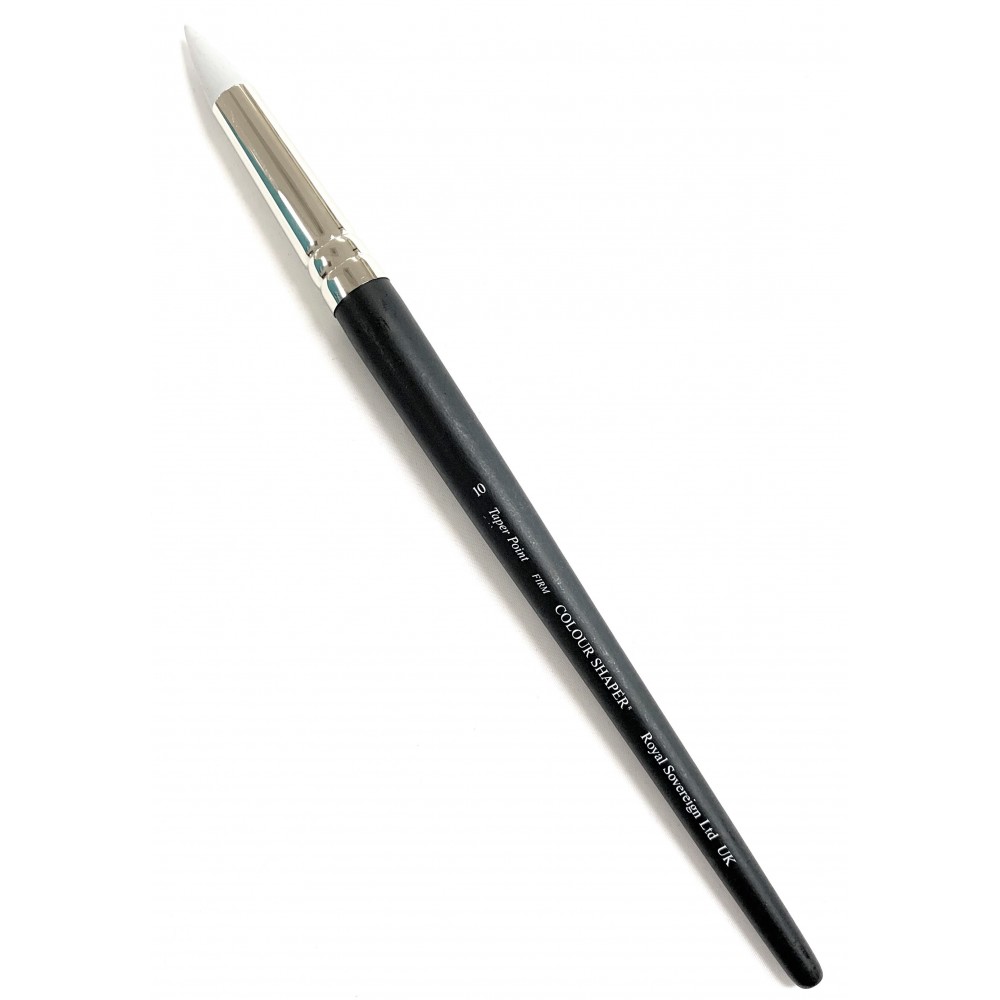 Soft Pastel Brushes Colour Shaper Cup Chisel Brush - Soft Ivory Painting Shaper Tool Size 2 Silicone Paint Shaper