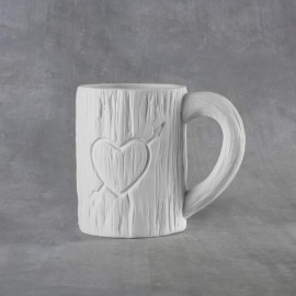 Tree Carved Heart Mug 12 oz. Tree Carved Heart Mug 12 oz.