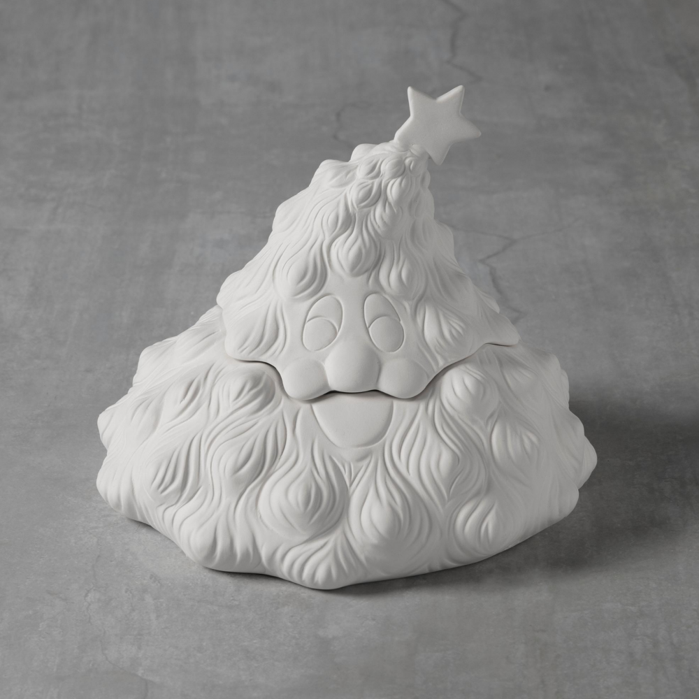 Ready To Paint Christmas Tree Candy Jar