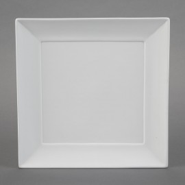 Ceramic Bisque Square Charger Ceramic Bisque Square Charger