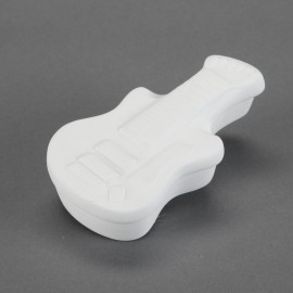 Ceramic Bisque Guitar Box Ceramic Bisque Guitar Box
