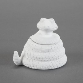Ceramic Bisque Cute Snake Box Ceramic Bisque Cute Snake Box