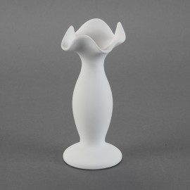 Ceramic Bisque Slender Free Form Vase- Case of 6 Ceramic Bisque Slender Free Form Vase- Case of 6