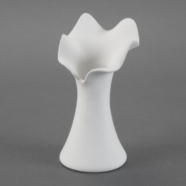 Ceramic Bisque Med. Free Form Vase - Case of 6 Ceramic Bisque Med. Free Form Vase - Case of 6