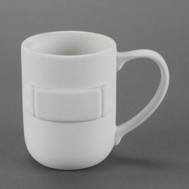 Ceramic Bisque Banner Mug Ceramic Bisque Banner Mug