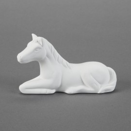 Ceramic Bisque Cute Laying Horse Ceramic Bisque Cute Laying Horse