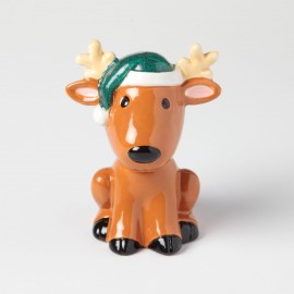 Ceramic Bisque Tiny Tot Rudy the Reindeer Ceramic Bisque Tiny Tot Rudy the Reindeer