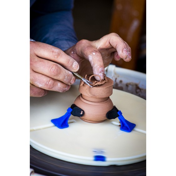 Giffin Grip Mini Pottery Wheel Accessory trimming tool for clay