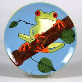 Ceramic Bisque Coupe Dinner Plate