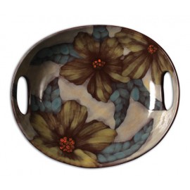 Ceramic Bisque Handled Platter Ceramic Bisque Handled Platter