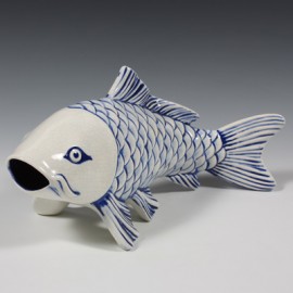 Ceramic Bisque Koi Fish Ceramic Bisque Koi Fish