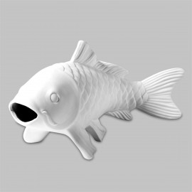 Ceramic Bisque Koi Fish - Case of 2 Ceramic Bisque Koi Fish - Case of 2