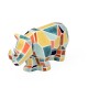 Ceramic Bisque Faceted Rhino Ceramic Bisque Faceted Rhino