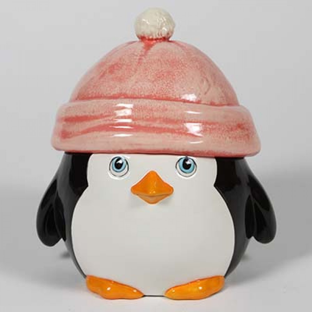 Mayco-Ceramic-Bisque-ready-to-paint-Penguin Jar
