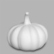 Ceramic Bisque Squatty Pumpkin- Case of 6 Ceramic Bisque Squatty Pumpkin- Case of 6