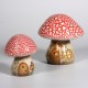 Ceramic Bisque Garden Mushroom - case of 2 Ceramic Bisque Garden Mushroom - case of 2