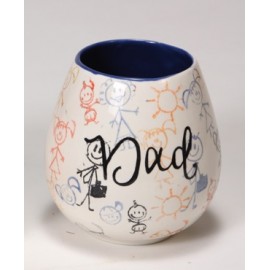 Ceramic Bisque Stemless Wine Tumbler Ceramic Bisque Stemless Wine Tumbler
