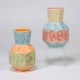 Ceramic Bisque Faceted Bud Vase Ceramic Bisque Faceted Bud Vase