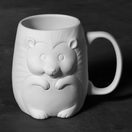 Ceramic Bisque Hedgehog Mug Ceramic Bisque Hedgehog Mug