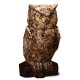 Ceramic Bisque Faceted Owl Ceramic Bisque Faceted Owl