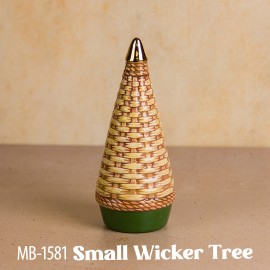 Ceramic Bisque Small Wicker Tree - Case of 6 - Special Ceramic Bisque Small Wicker Tree - Case of 6 - Special