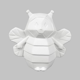 Ceramic Bisque Bee Facetini - Case of 6 Ceramic Bisque Bee Facetini - Case of 6