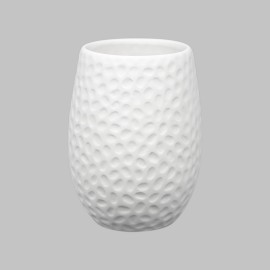 Ceramic Bisque Hammered Tumbler - Case of 6 Ceramic Bisque Hammered Tumbler - Case of 6