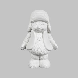 Ceramic Bisque Eddie Snowman Ceramic Bisque Eddie Snowman