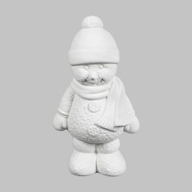 Ceramic Bisque Clark Snowman Ceramic Bisque Clark Snowman