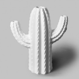 Ceramic Bisque Saguaro Cactus Vase - Case of 4 Ceramic Bisque Saguaro Cactus Vase - Case of 4