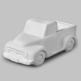 Ceramic Bisque Vintage Truck Container - Case of 3 Ceramic Bisque Vintage Truck Container - Case of 3