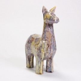 Ceramic Bisque Faceted Llama Ceramic Bisque Faceted Llama