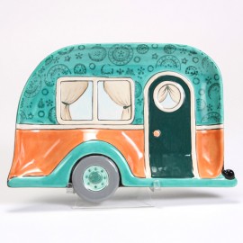 Ceramic Bisque Camper Dish Ceramic Bisque Camper Dish