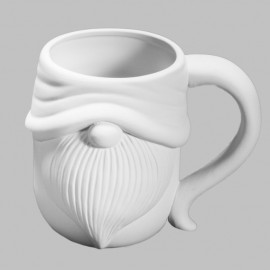 Ceramic Bisque Gnome Mug - Case of 6 Ceramic Bisque Gnome Mug - Case of 6