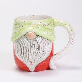Ceramic Bisque Gnome Mug Ceramic Bisque Gnome Mug
