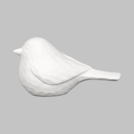 Ceramic Bisque Round Whittle Bird - case of 6 Ceramic Bisque Round Whittle Bird - case of 6