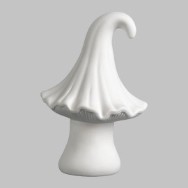 Ceramic Bisque Curly Mushroom - case of 6 Ceramic Bisque Curly Mushroom - case of 6