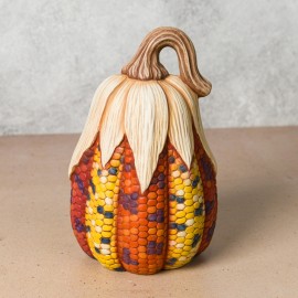 Ceramic Bisque Tall Corn Pumpkin Ceramic Bisque Tall Corn Pumpkin
