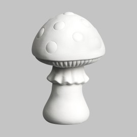 Ceramic Bisque Large Rounded Mushroom Ceramic Bisque Large Rounded Mushroom