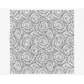 Continuous Swirls Designer Silk Screen Continuous Swirls Designer Silk Screen
