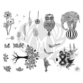 Stylized Designer Silk Screen Stylized Designer Silk Screen