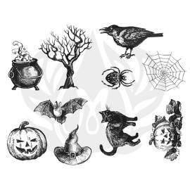 Halloween Designer Silk Screen Halloween Designer Silk Screen
