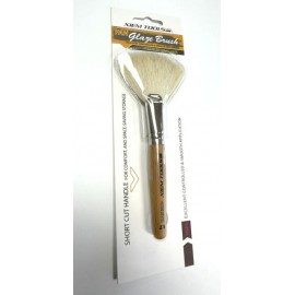 Fan Glaze Brush High Quality Goat Hair 2.5