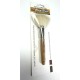 Fan Glaze Brush High Quality Goat Hair 2.5