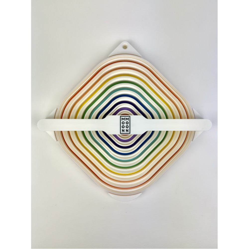 Rainbow Rounded Square Pottery Cutter Tool Set Rainbow Rounded Square Pottery Cutter Tool Set