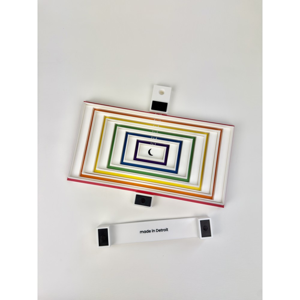 Rainbow Rectangle Cutter Set