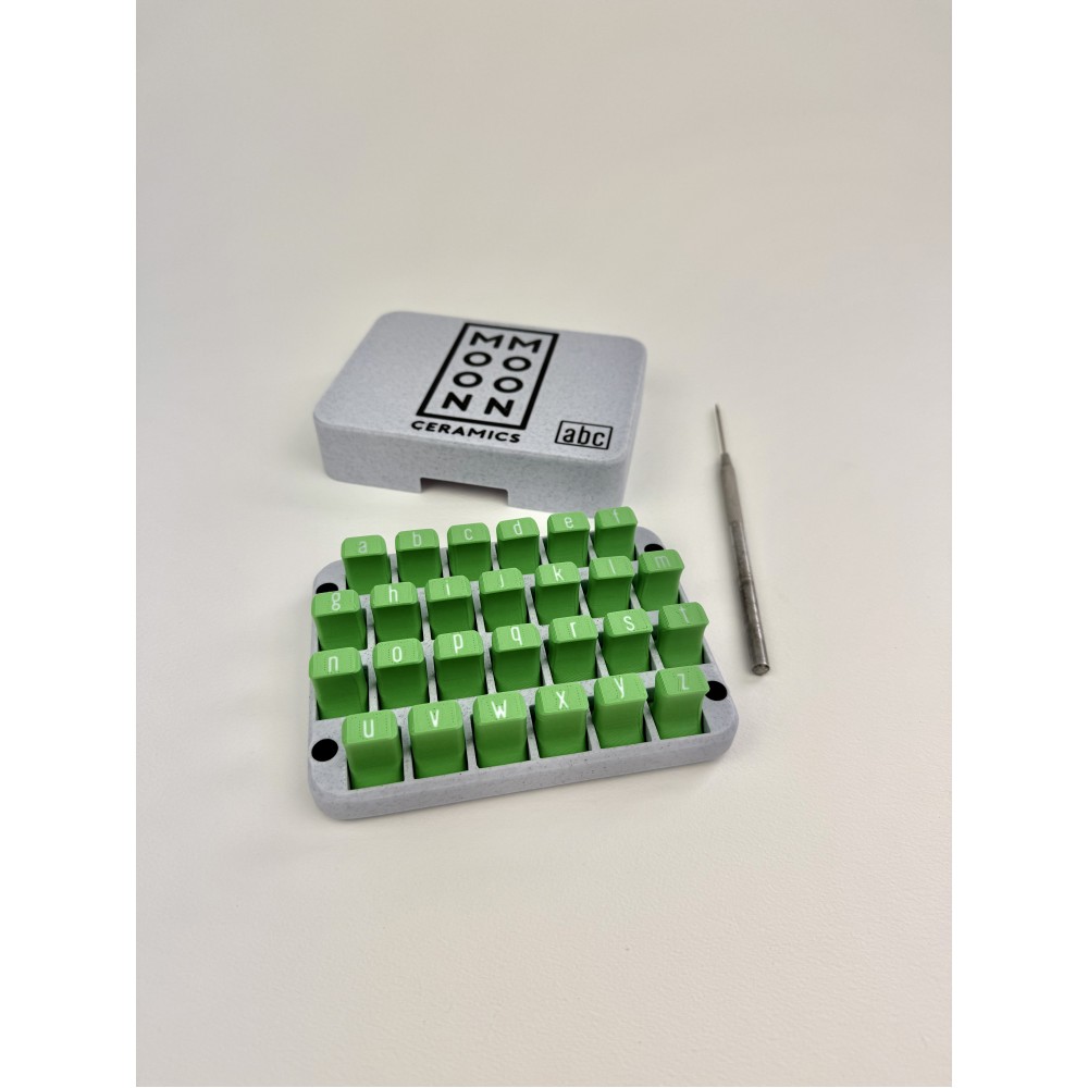 Stamp Set - Lower-case and Symbols 3/4-inch Stamp Set - Lower-case and Symbols 3/4-inch