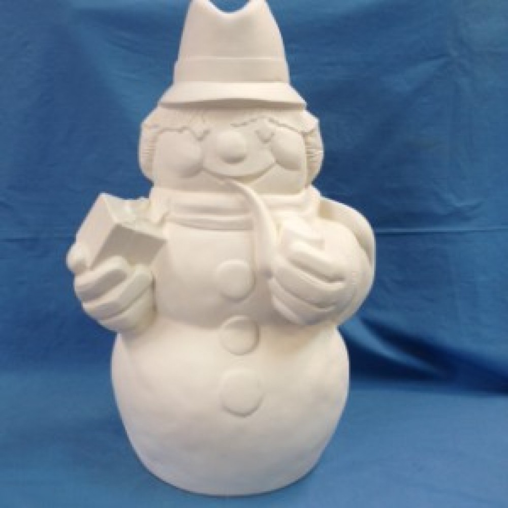 Snowman with Pipe